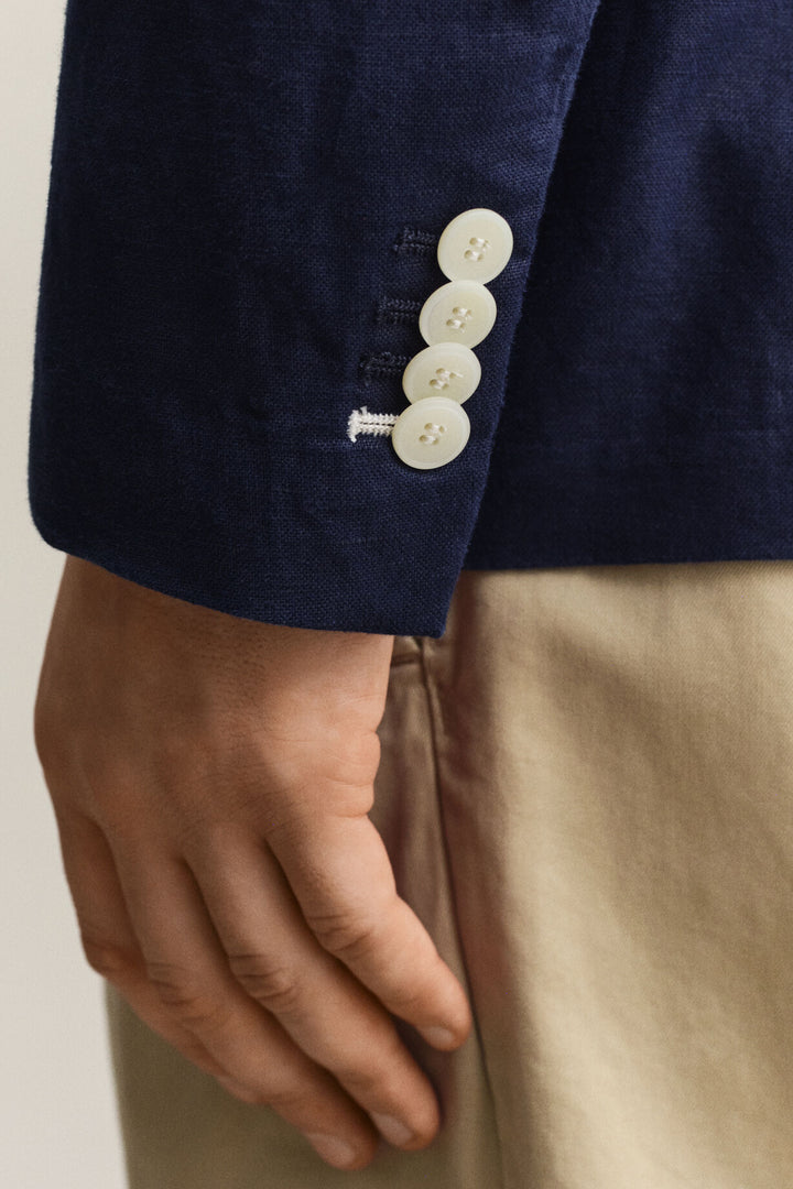 GANT Textured Cotton Blend Suit Jacket/Sako 7706355