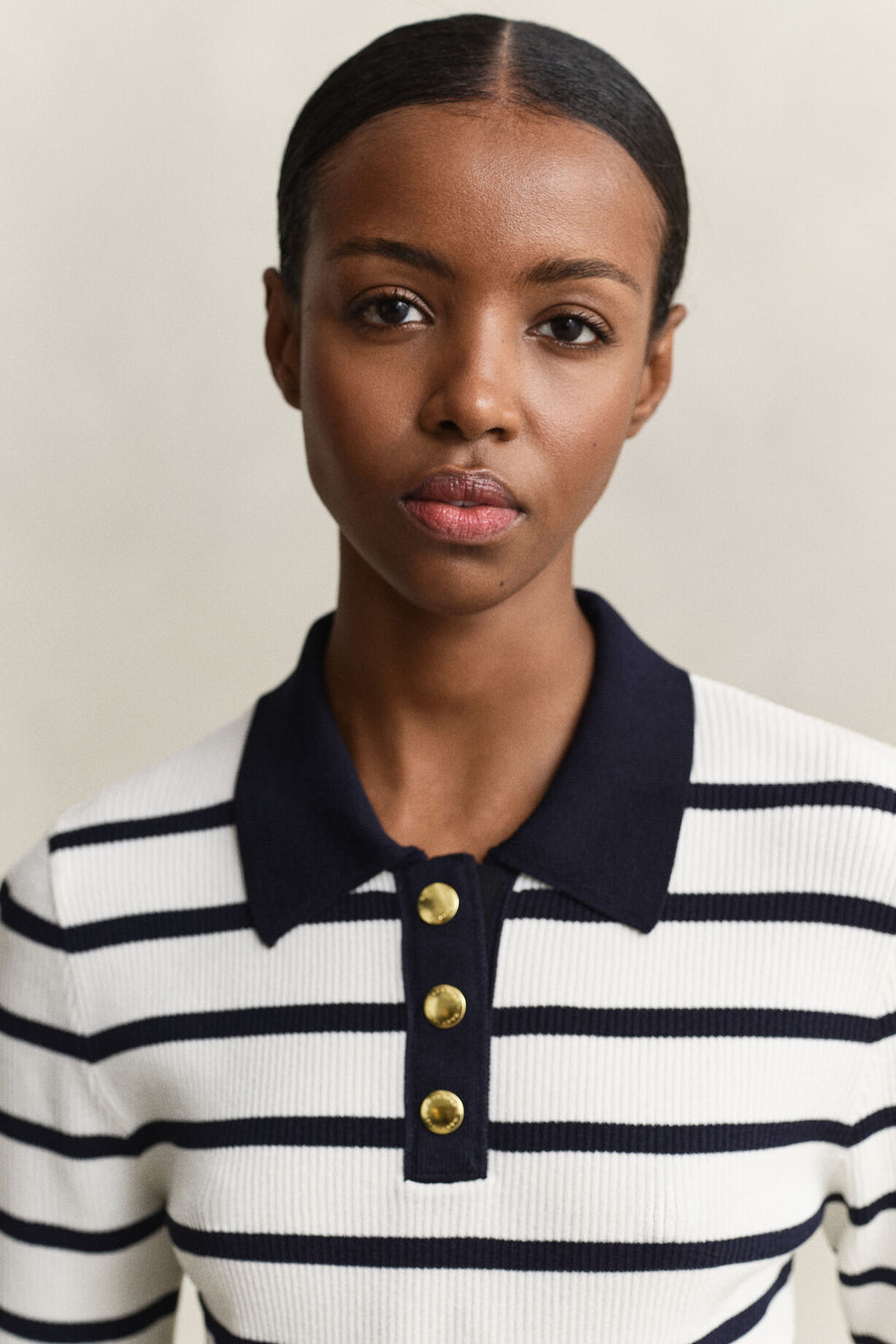 GANT Striped Knitted Rugger/Pulover 4805447