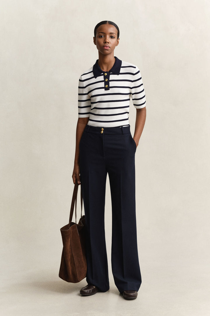 GANT Striped Knitted Rugger/Pulover 4805447