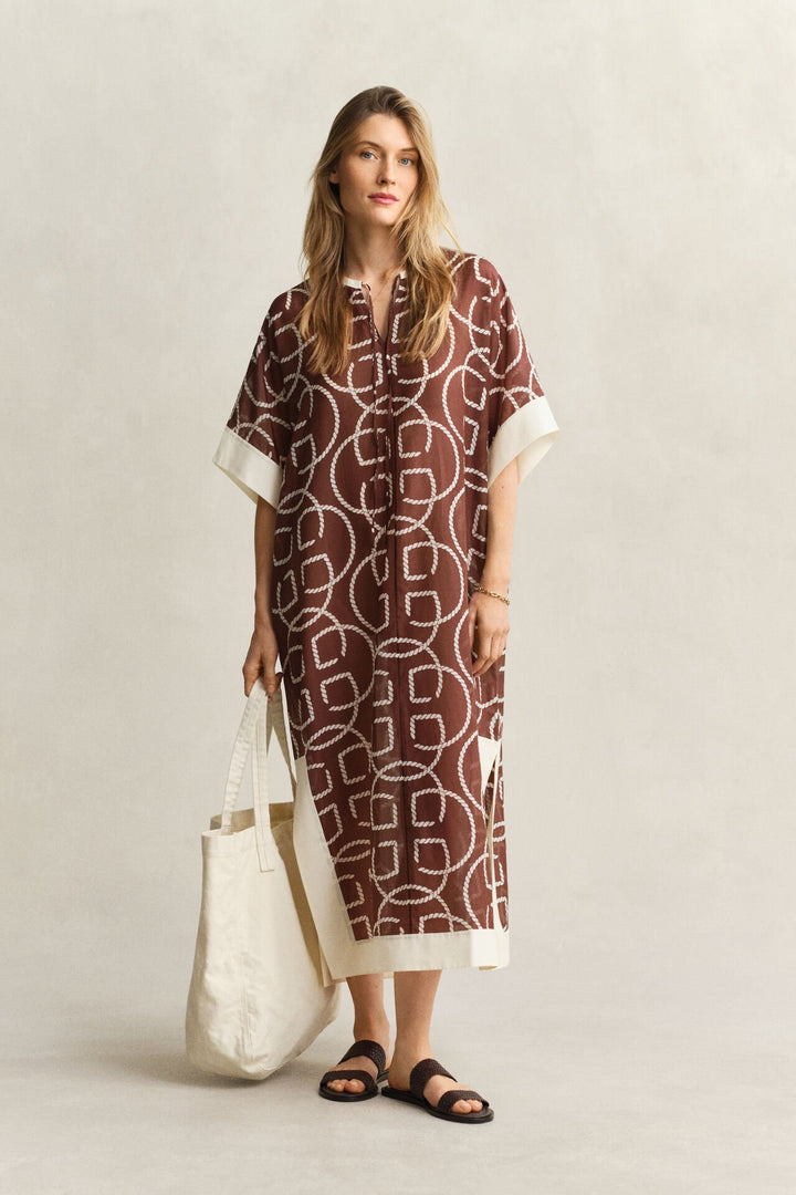 GANT Monogram Cotton Silk Caftan/Haljina 4503524