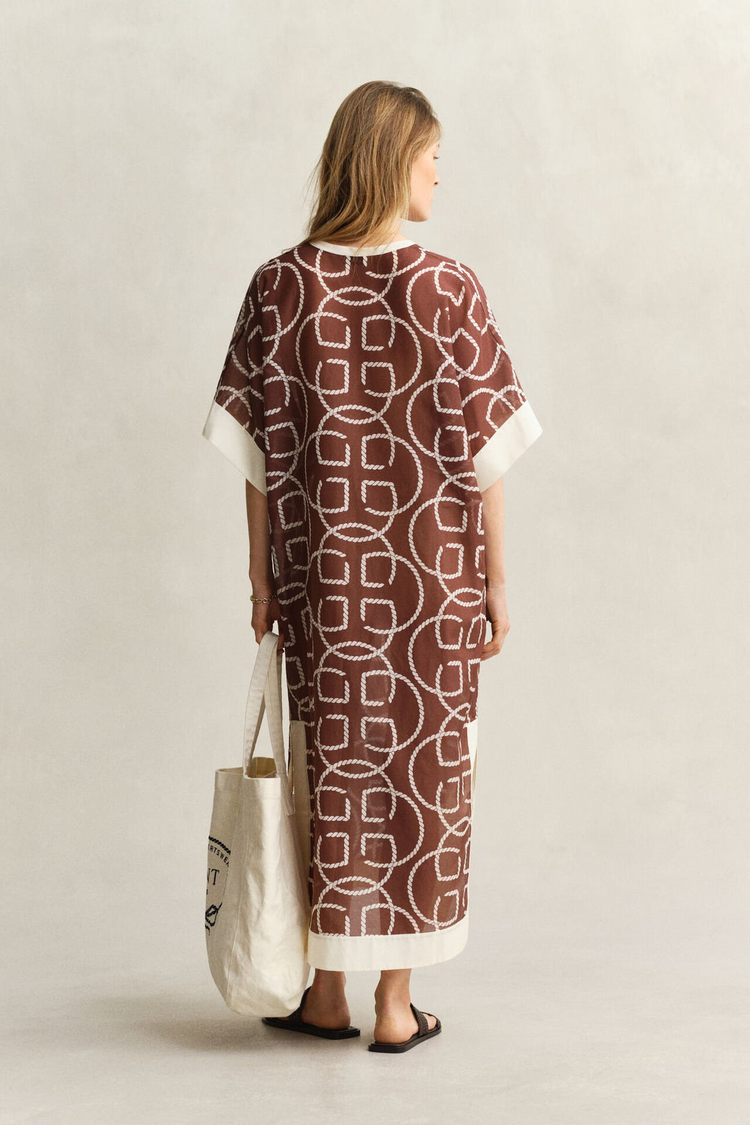 GANT Monogram Cotton Silk Caftan/Haljina 4503524