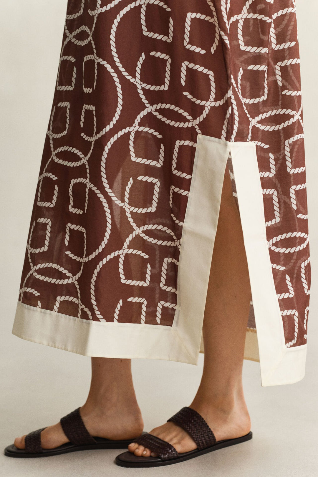 GANT Monogram Cotton Silk Caftan/Haljina 4503524