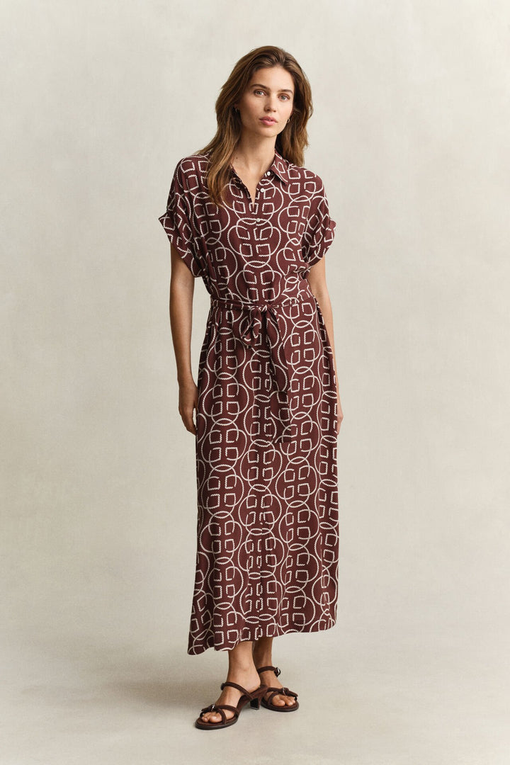 GANT Monogram Cap Sleeve Dress/Haljina 4503516