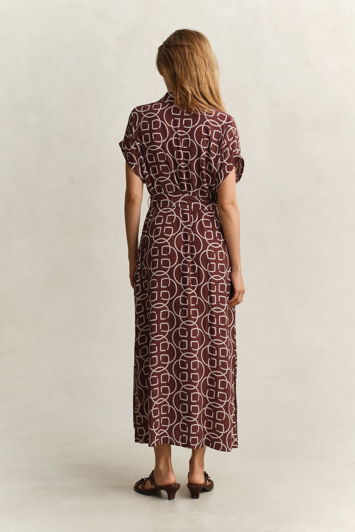 GANT Monogram Cap Sleeve Dress/Haljina 4503516