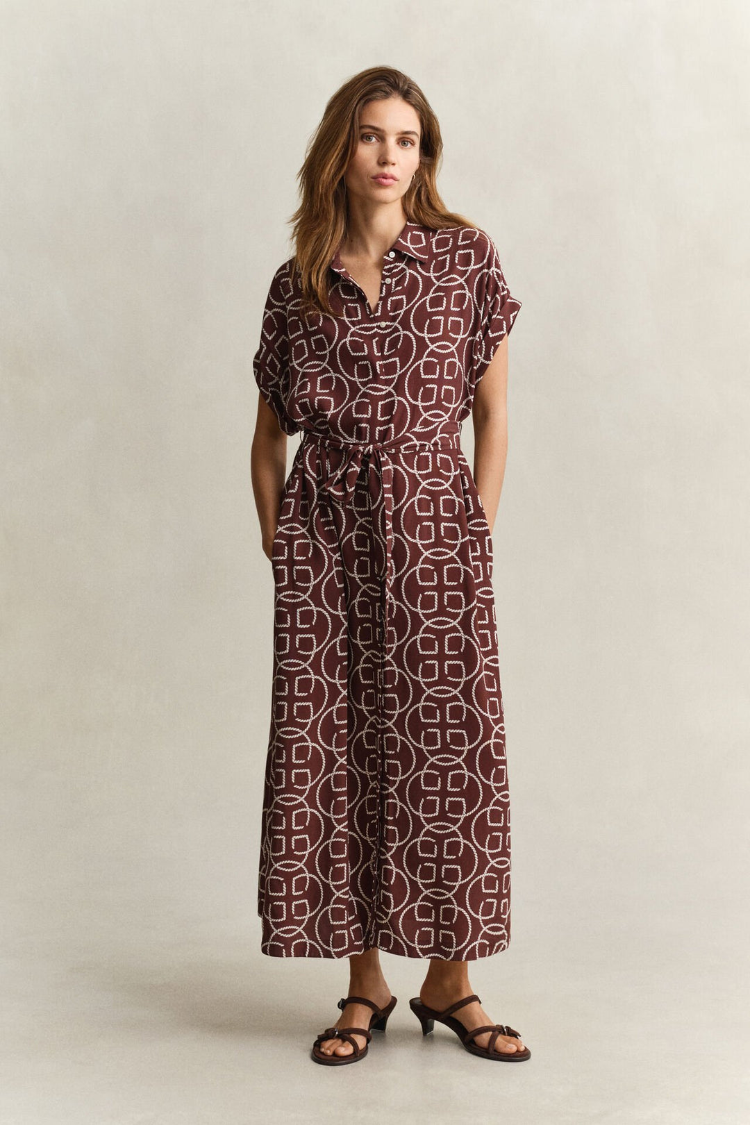GANT Monogram Cap Sleeve Dress/Haljina 4503516
