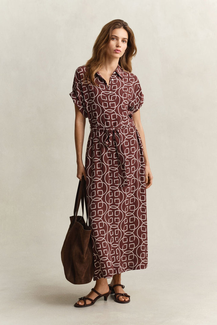 GANT Monogram Cap Sleeve Dress/Haljina 4503516