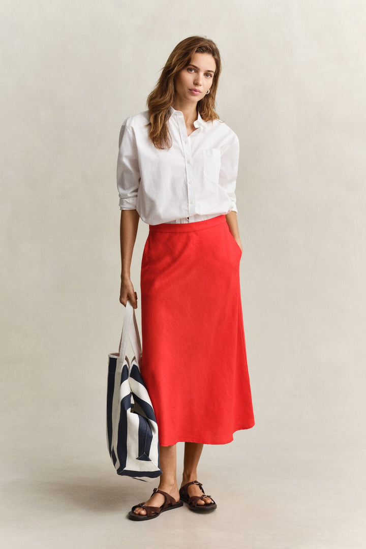GANT Flared Linen Blend Skirt/Suknja 4400231