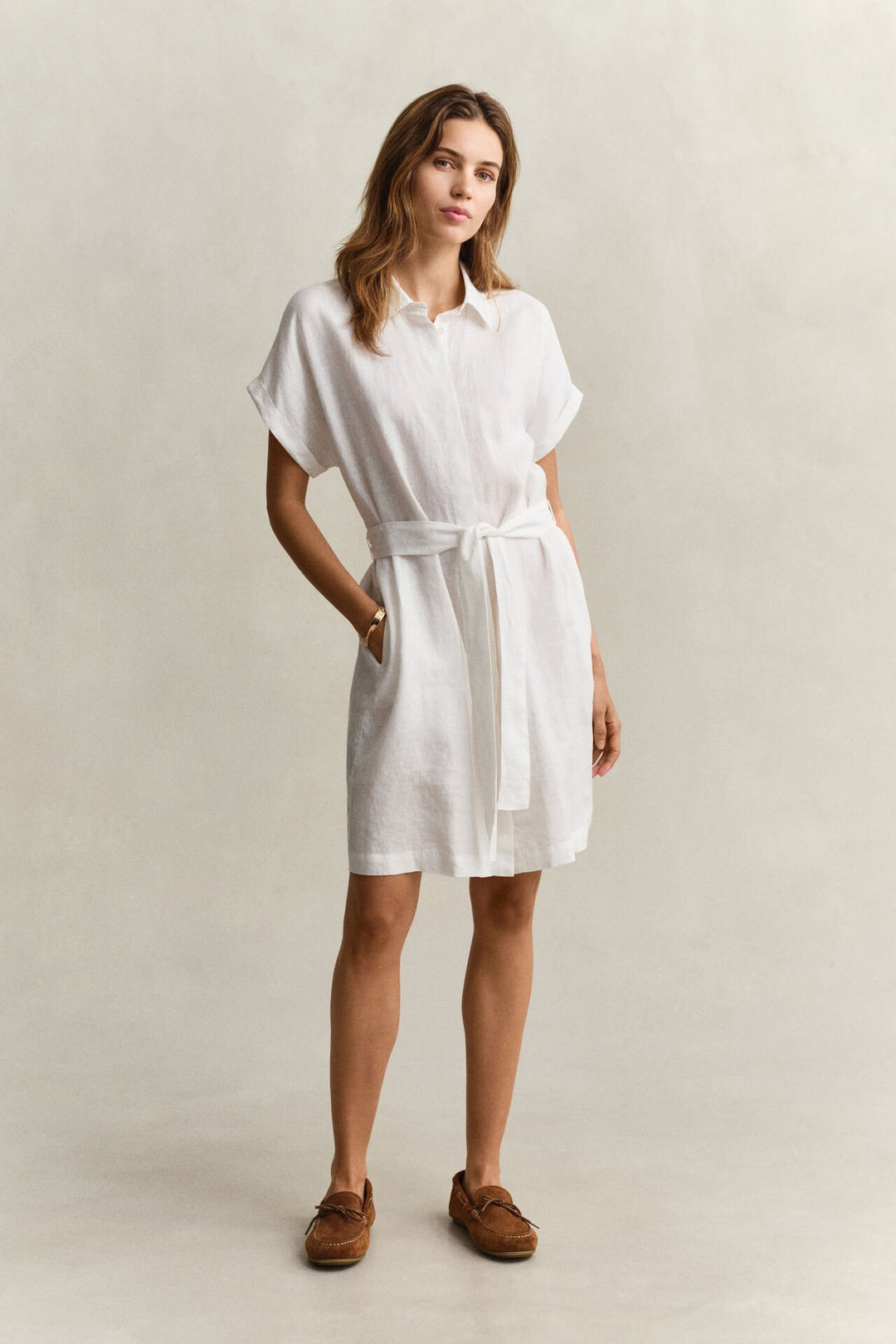 GANT Linen Cap Sleeve Shirt Dress/Haljina 4503514