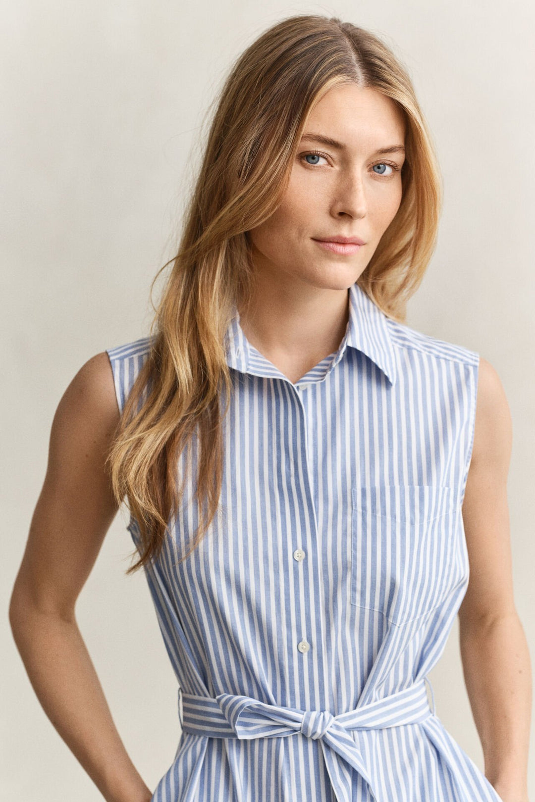 GANT Sleeveless Striped Cotton Dress/Haljina 4503502