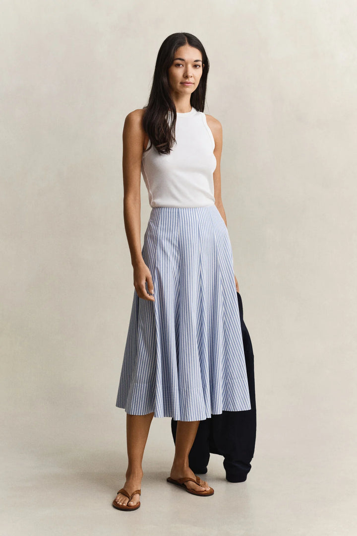 GANT Striped Cotton Midi Skirt/Suknja 4400244