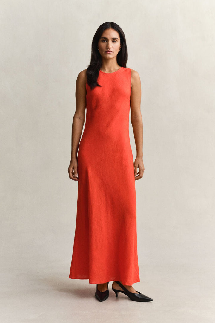 GANT Bias Cut Linen Midi Dress/Haljina 4503525