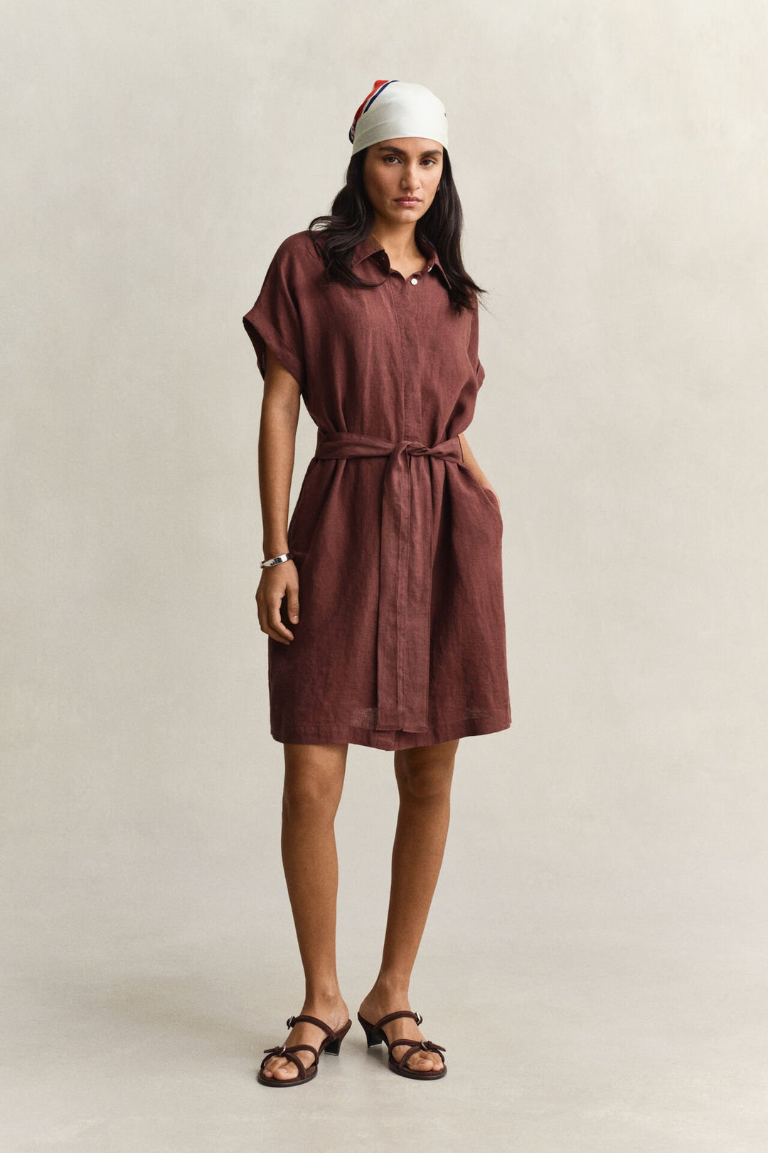 GANT Linen Cap Sleeve Shirt Dress/Haljina 4503514