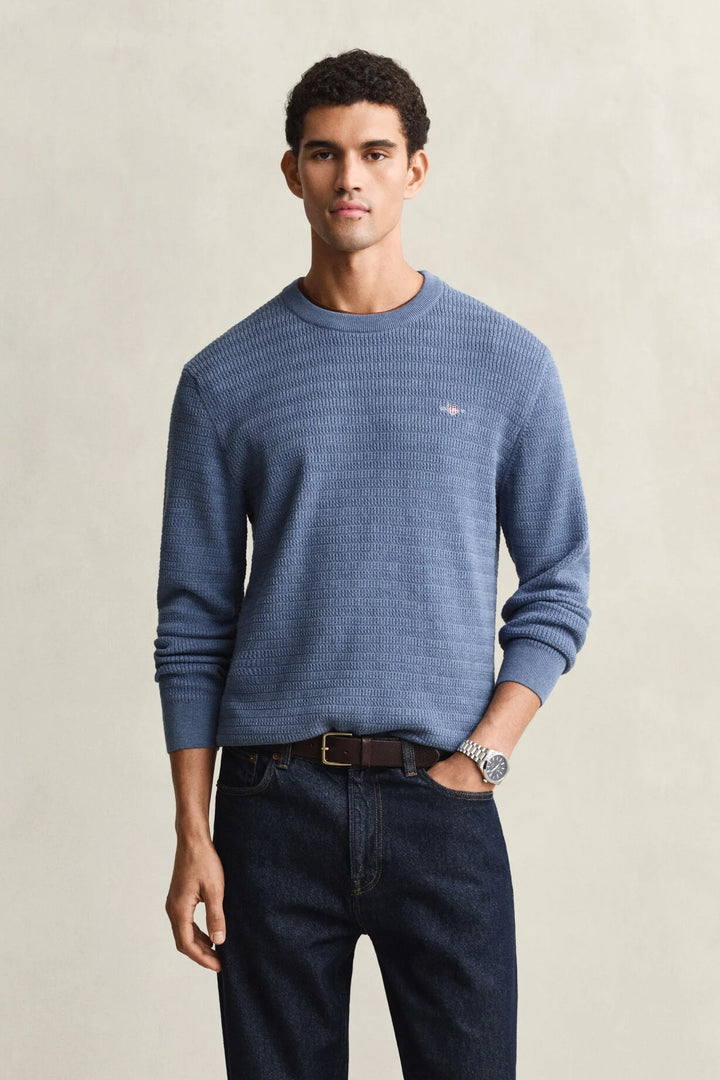 GANT Mini Cable Knit Crew Neck Sweater/Pulover 8030567