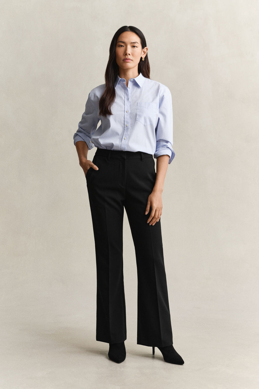 GANT Slim Flared Slacks/Hlače 4150334