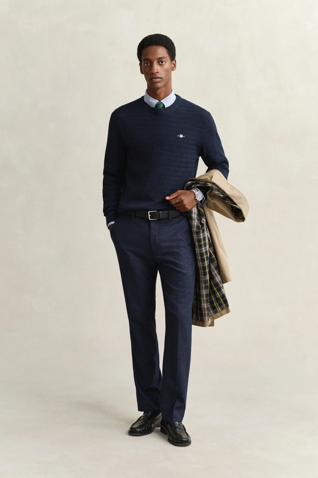 GANT Mini Cable Knit Crew Neck Sweater/Pulover 8030567