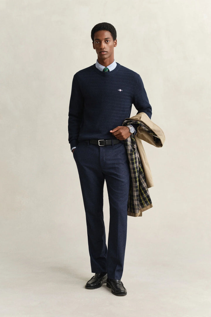 GANT Mini Cable Knit Crew Neck Sweater/Pulover 8030567