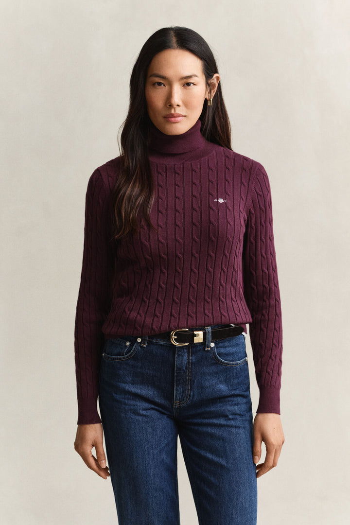 GANT Stretch Cotton Cable Turtleneck/Pulover 4800102