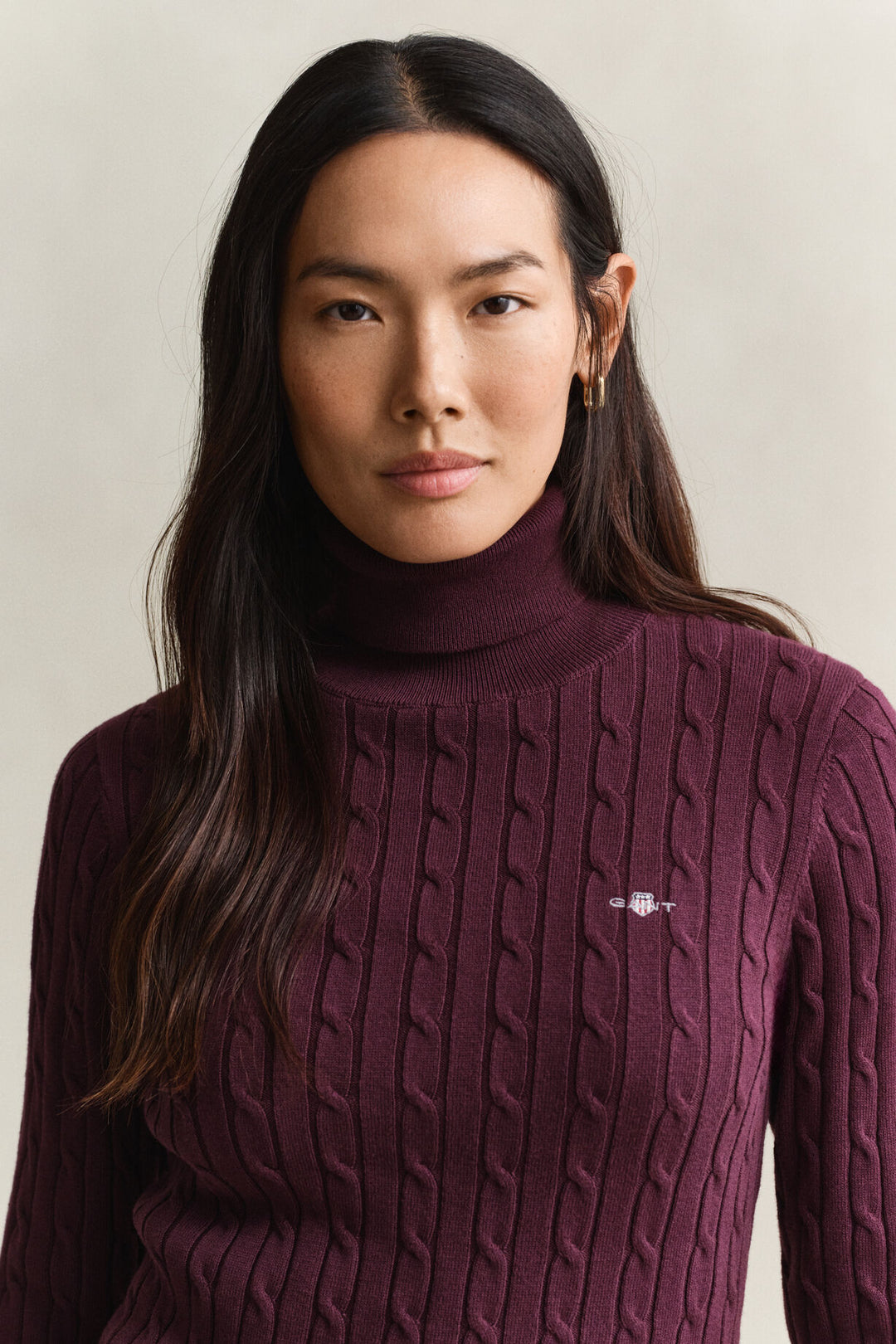 GANT Stretch Cotton Cable Turtleneck/Pulover 4800102