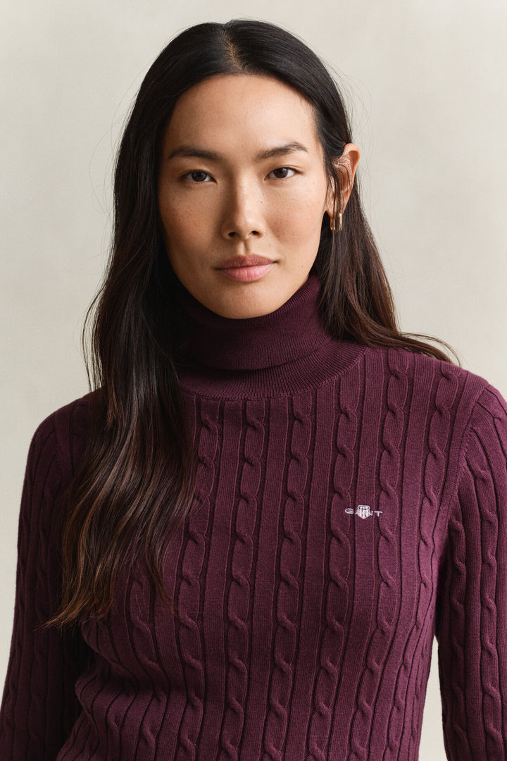GANT Stretch Cotton Cable Turtleneck/Pulover 4800102