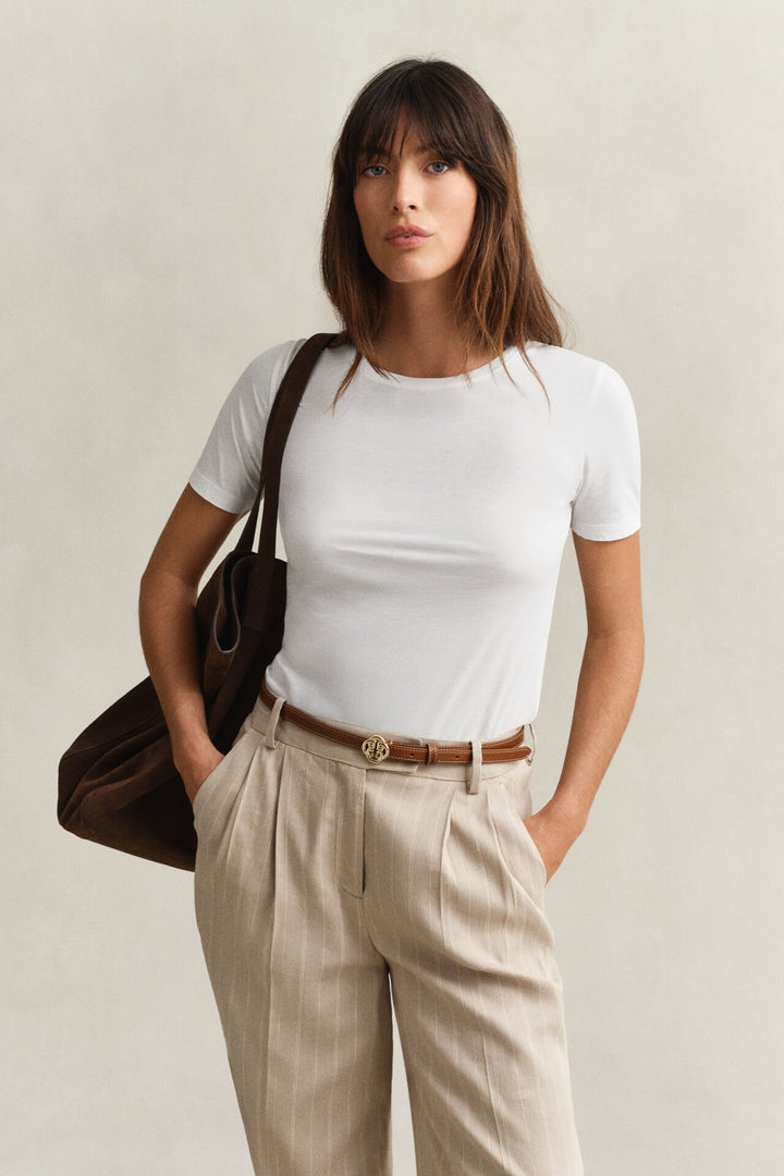 GANT Linen V-Neck T-Shirt/Majica 4200596