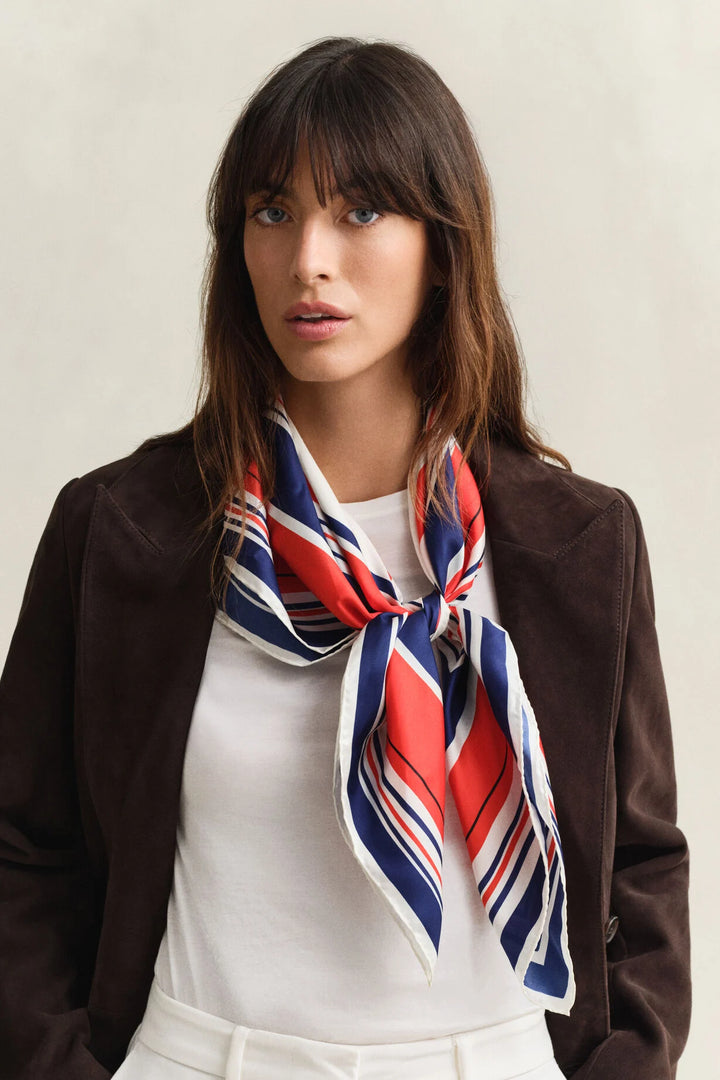 GANT Nautical Stripe Silk Scarf/Šal 4920280