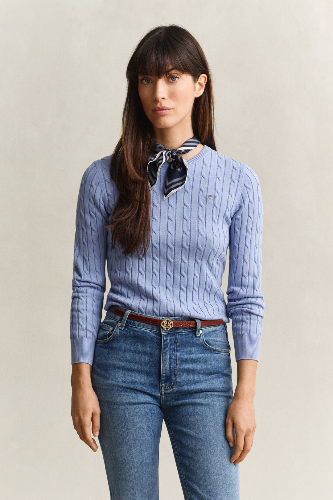 GANT Stretch Cotton Cable C-Neck/Pulover 4800100