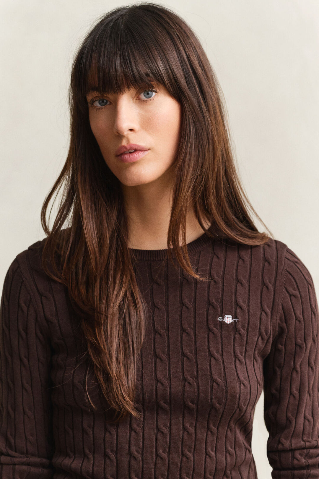GANT Stretch Cotton Cable C-Neck/Pulover 4800100