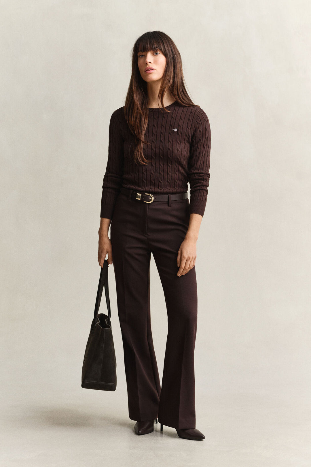 GANT Stretch Cotton Cable C-Neck/Pulover 4800100