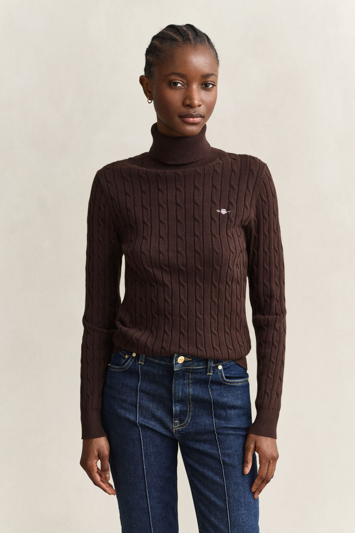 GANT Stretch Cotton Cable Turtleneck/Pulover 4800102
