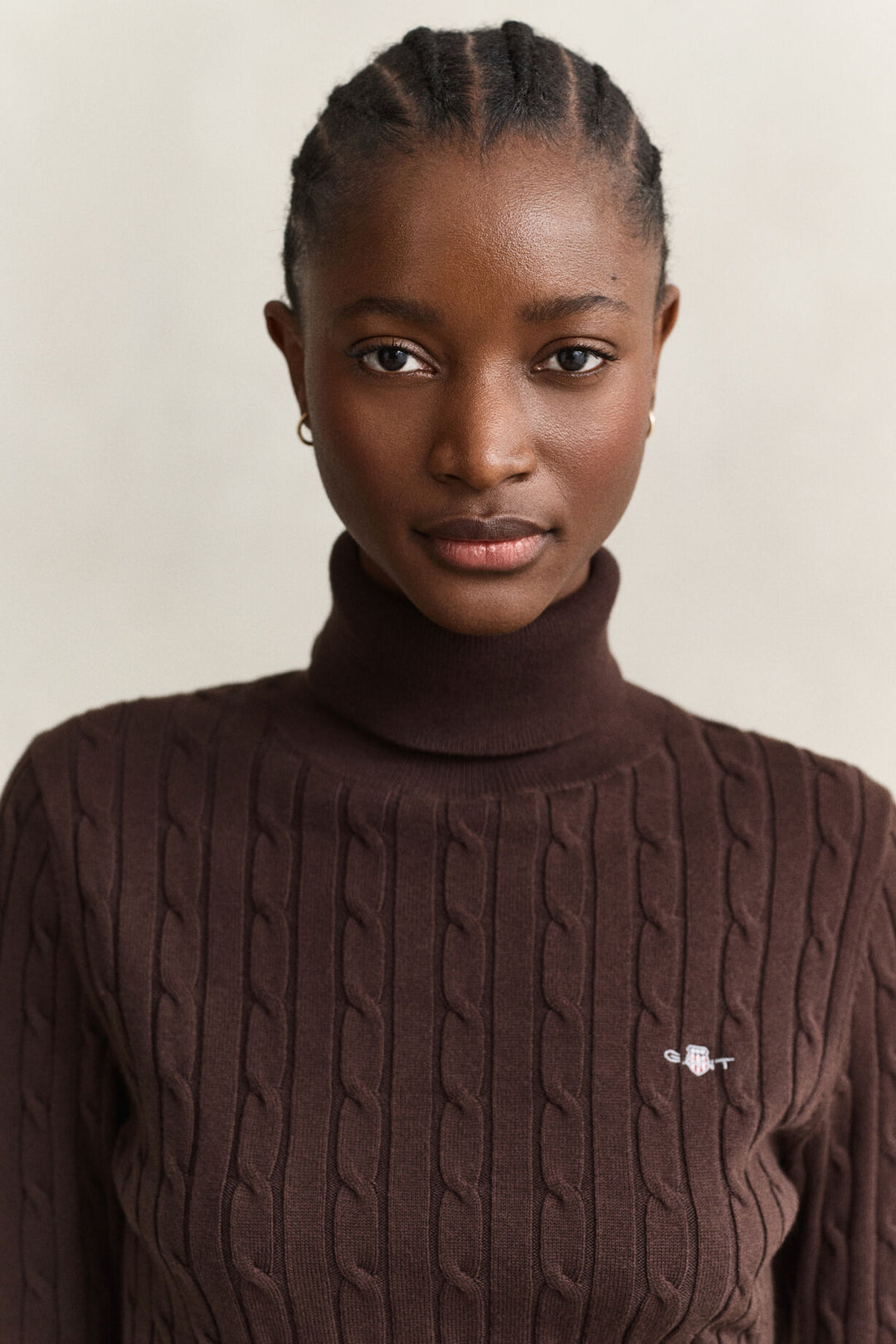 GANT Stretch Cotton Cable Turtleneck/Pulover 4800102