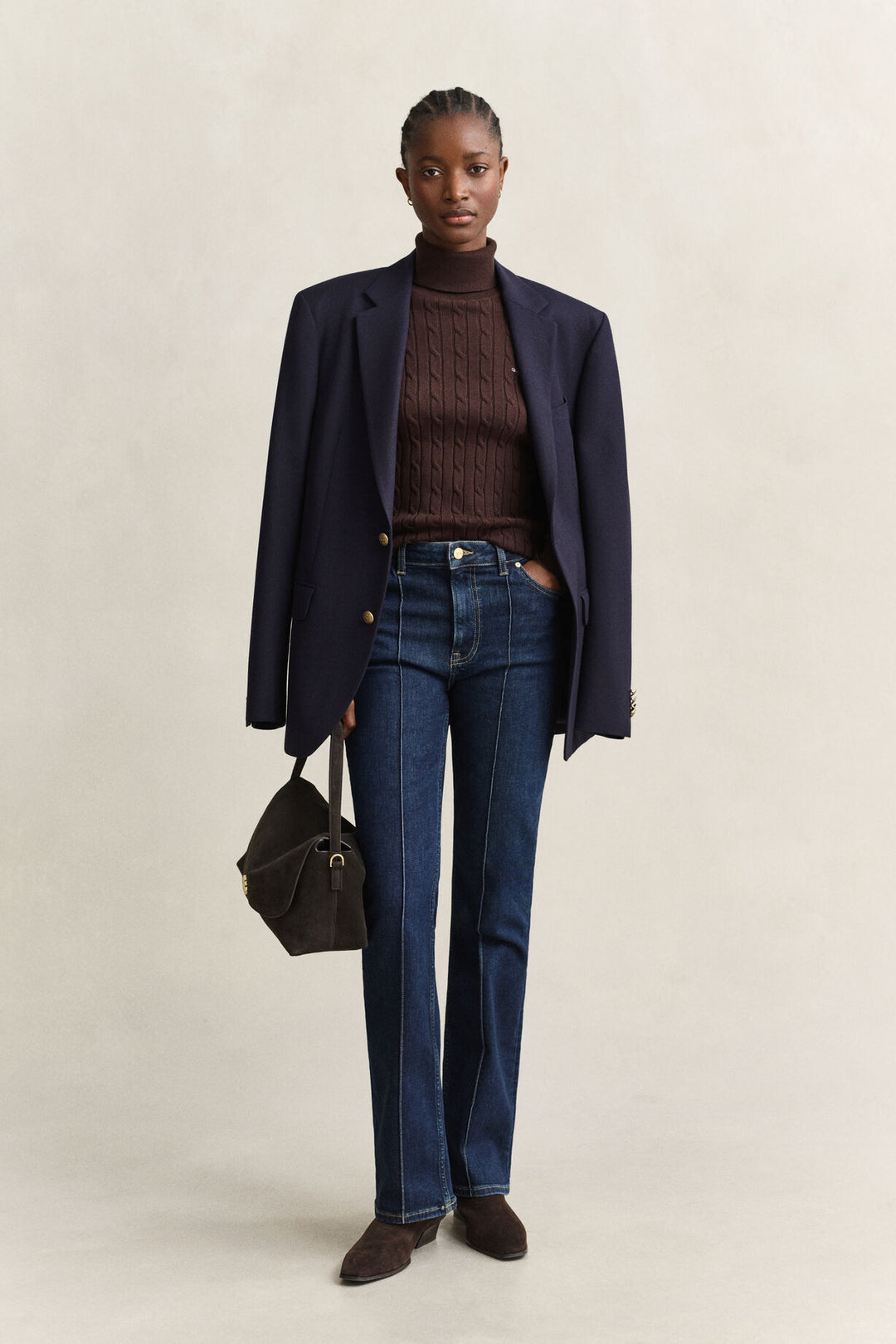 GANT Stretch Cotton Cable Turtleneck/Pulover 4800102