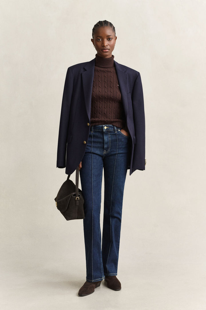 GANT Stretch Cotton Cable Turtleneck/Pulover 4800102