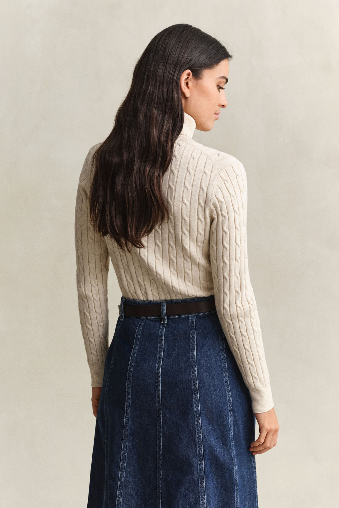GANT Stretch Cotton Cable Turtleneck/Pulover 4800102