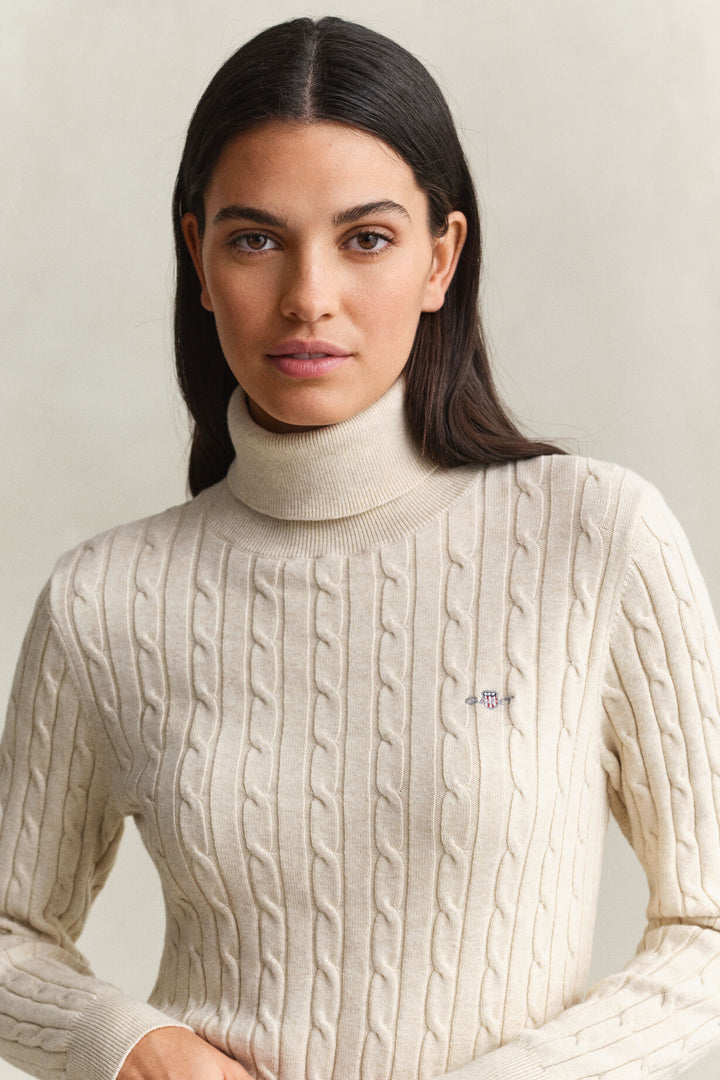 GANT Stretch Cotton Cable Turtleneck/Pulover 4800102