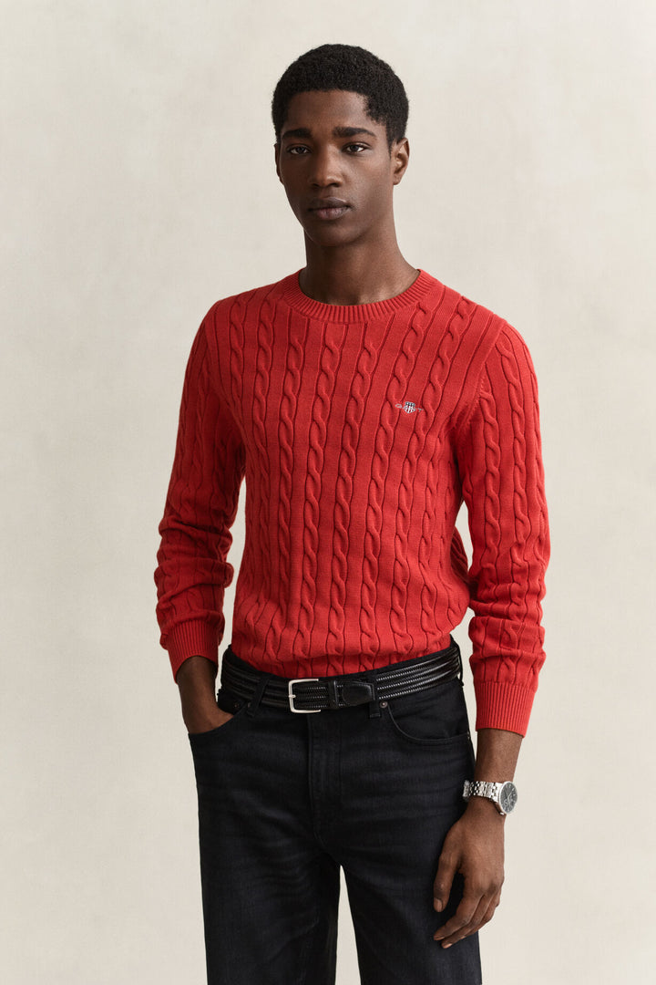 GANT Cotton Cable C-Neck/Pulover 8050601