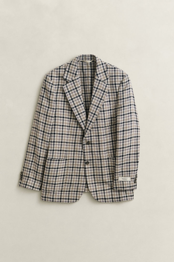 GANT Wool Linen Check Blazer/Sako 7706372