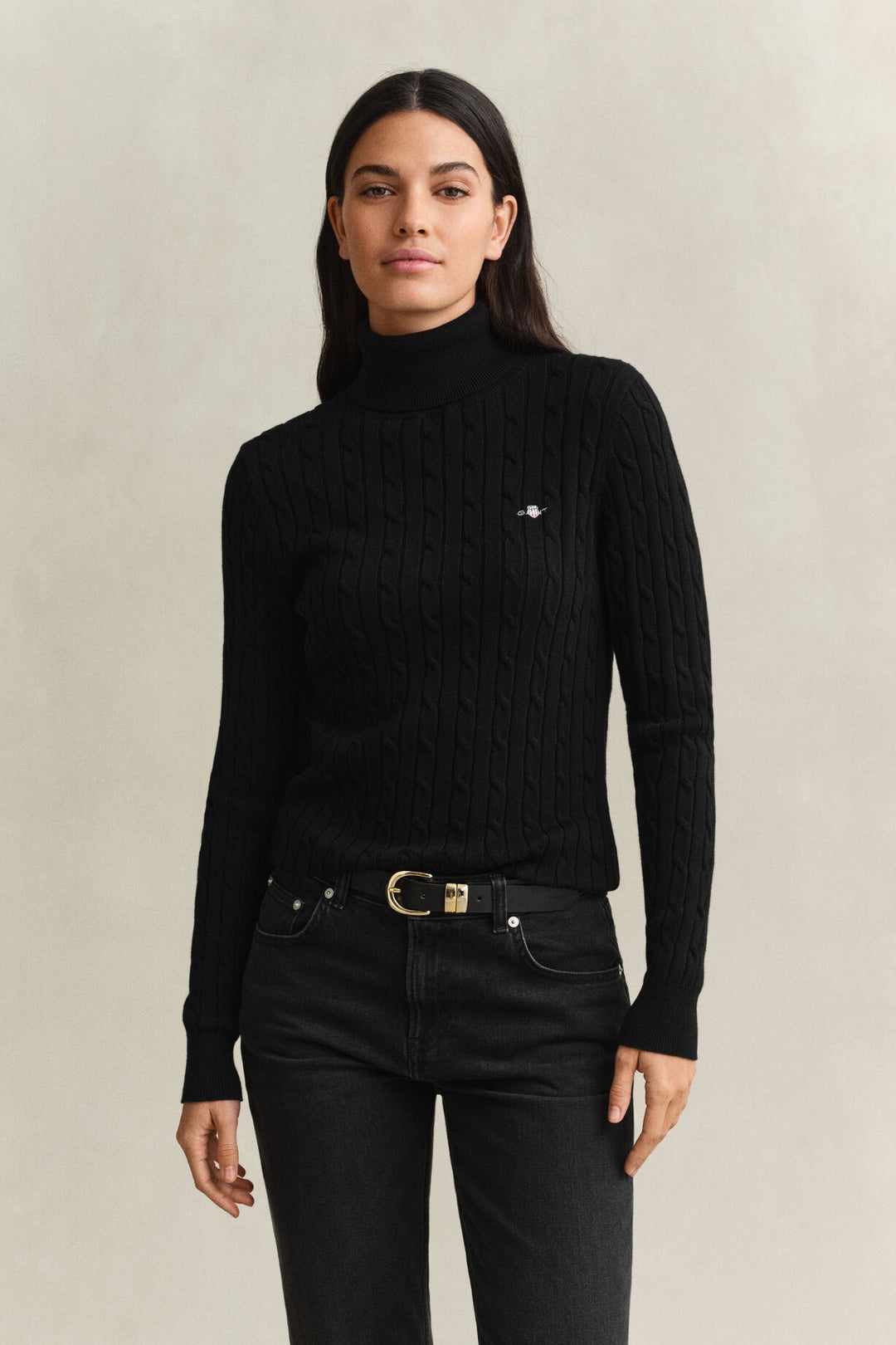GANT Stretch Cotton Cable Turtleneck/Pulover 4800102