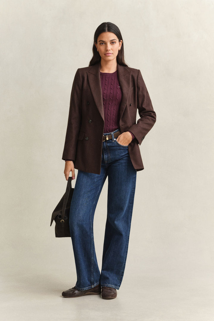 GANT Stretch Cotton Cable C-Neck/Pulover 4800100