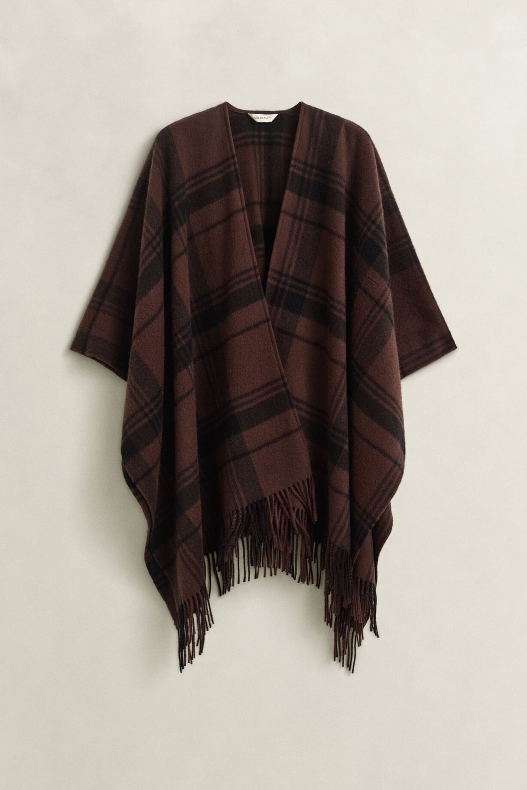 GANT Checked Wool Poncho/Šal 4920296
