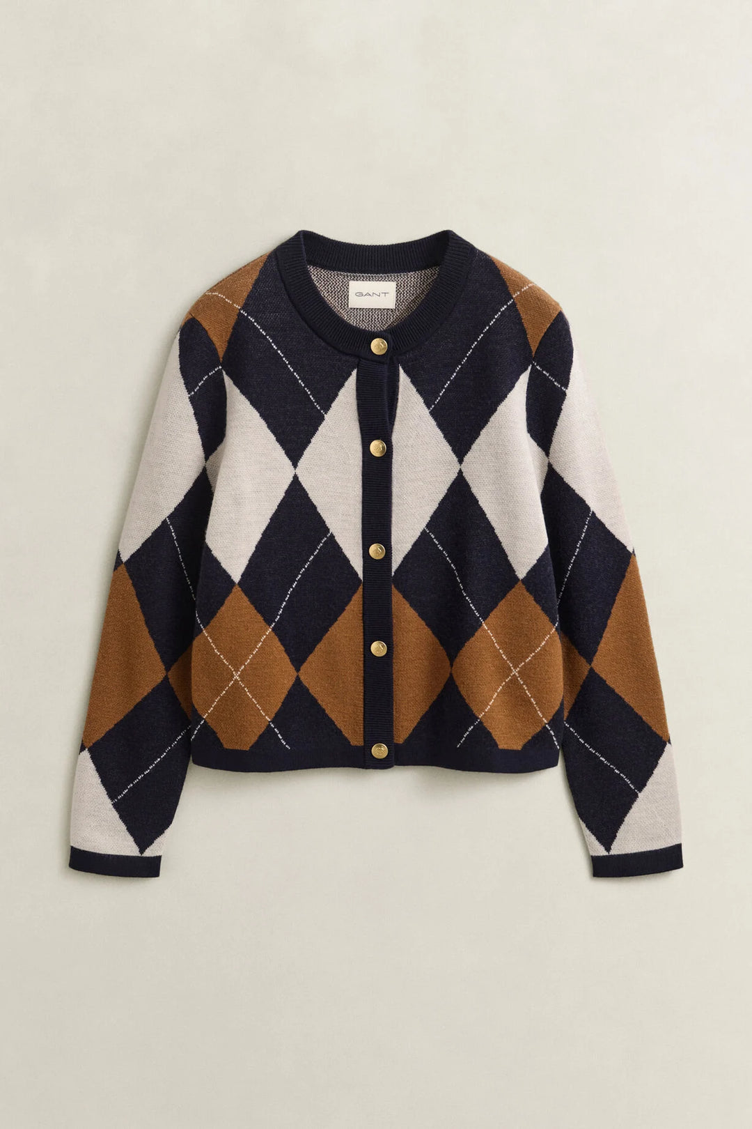 GANT Argyle Cardigan/Pulover 4802169