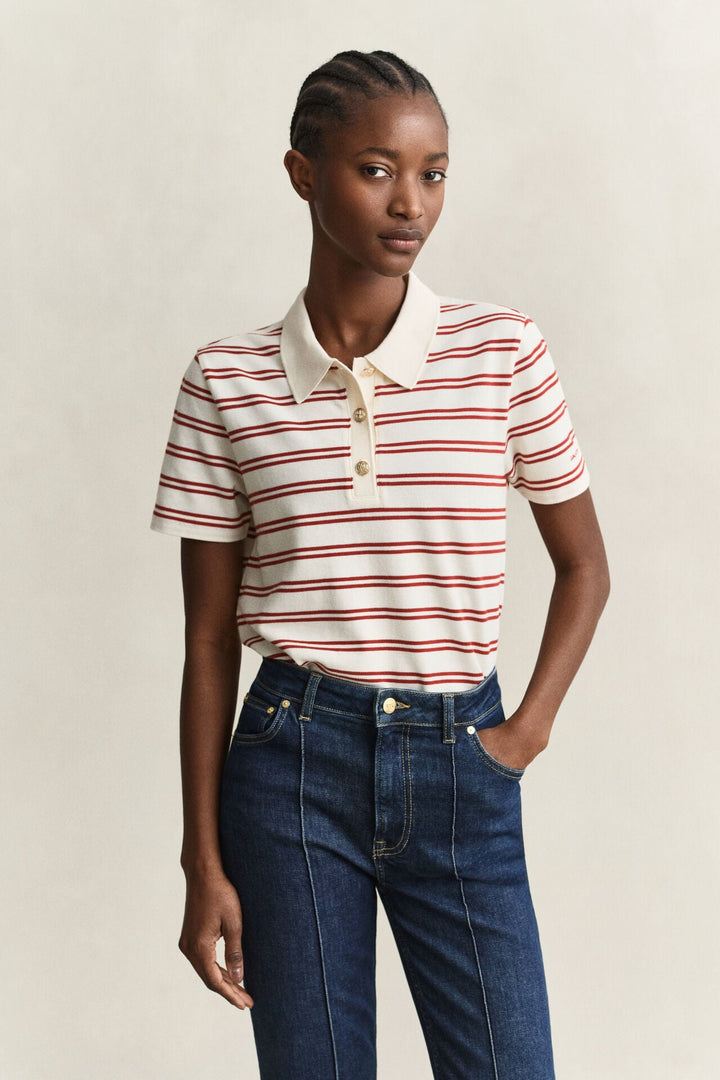GANT Striped Pique Polo Top/Polo majica 4201368