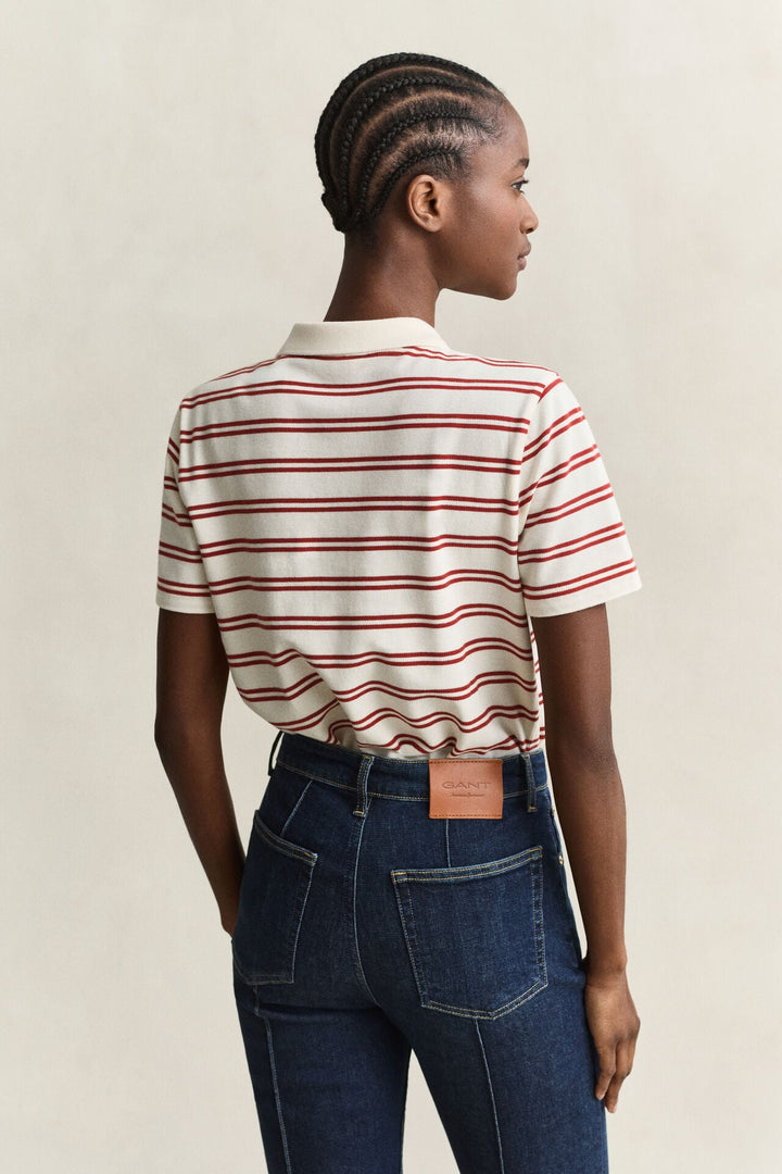 GANT Striped Pique Polo Top/Polo majica 4201368