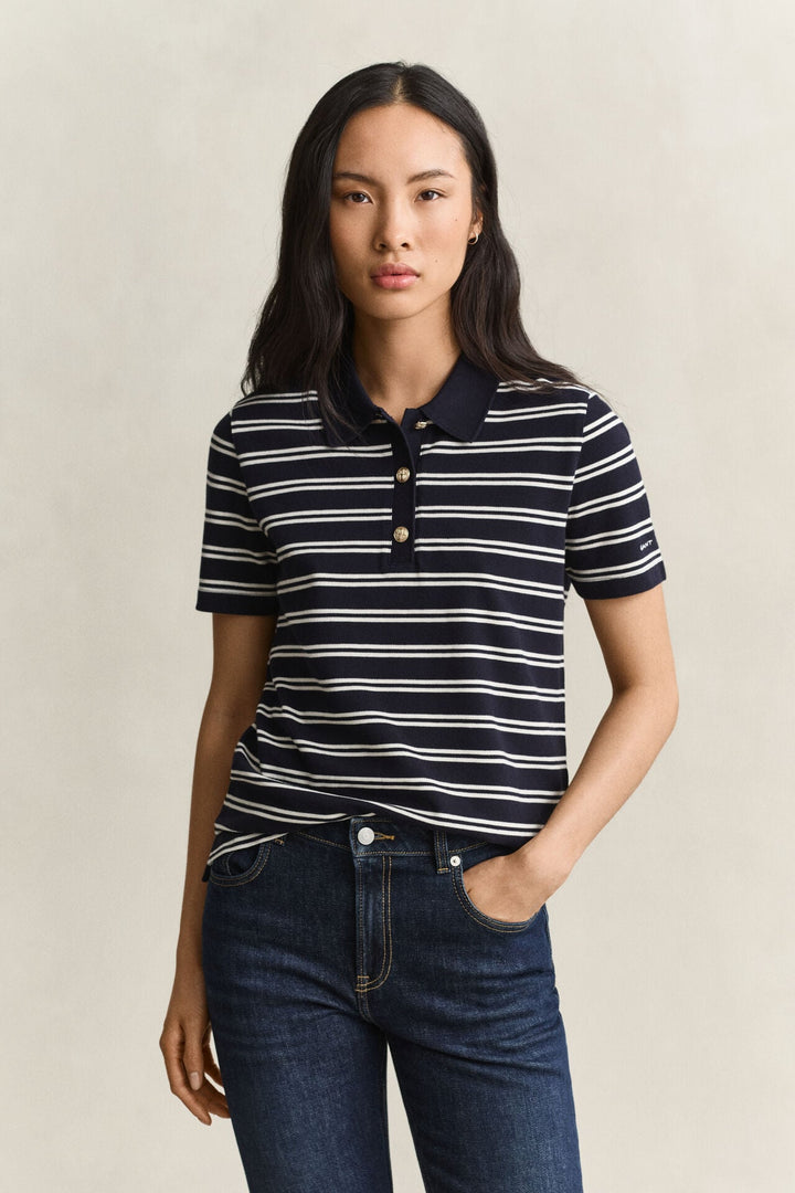 GANT Striped Pique Polo Top/Polo majica 4201368