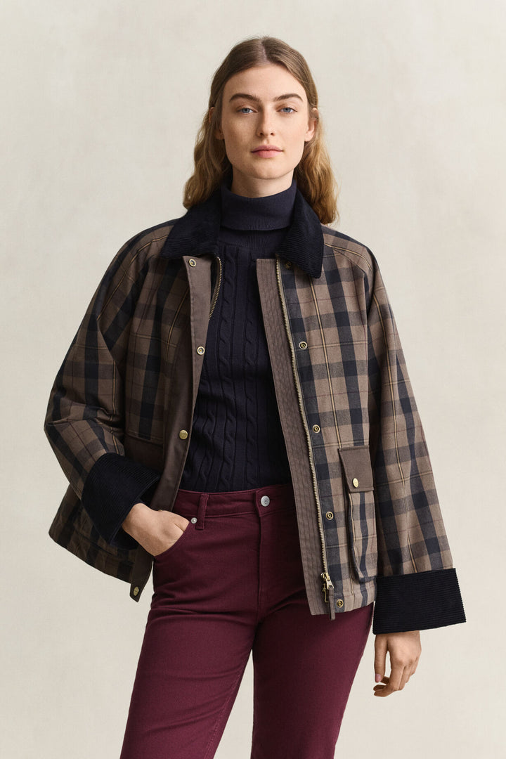 GANT Checked Waxed Jacket/Jakna 4700423