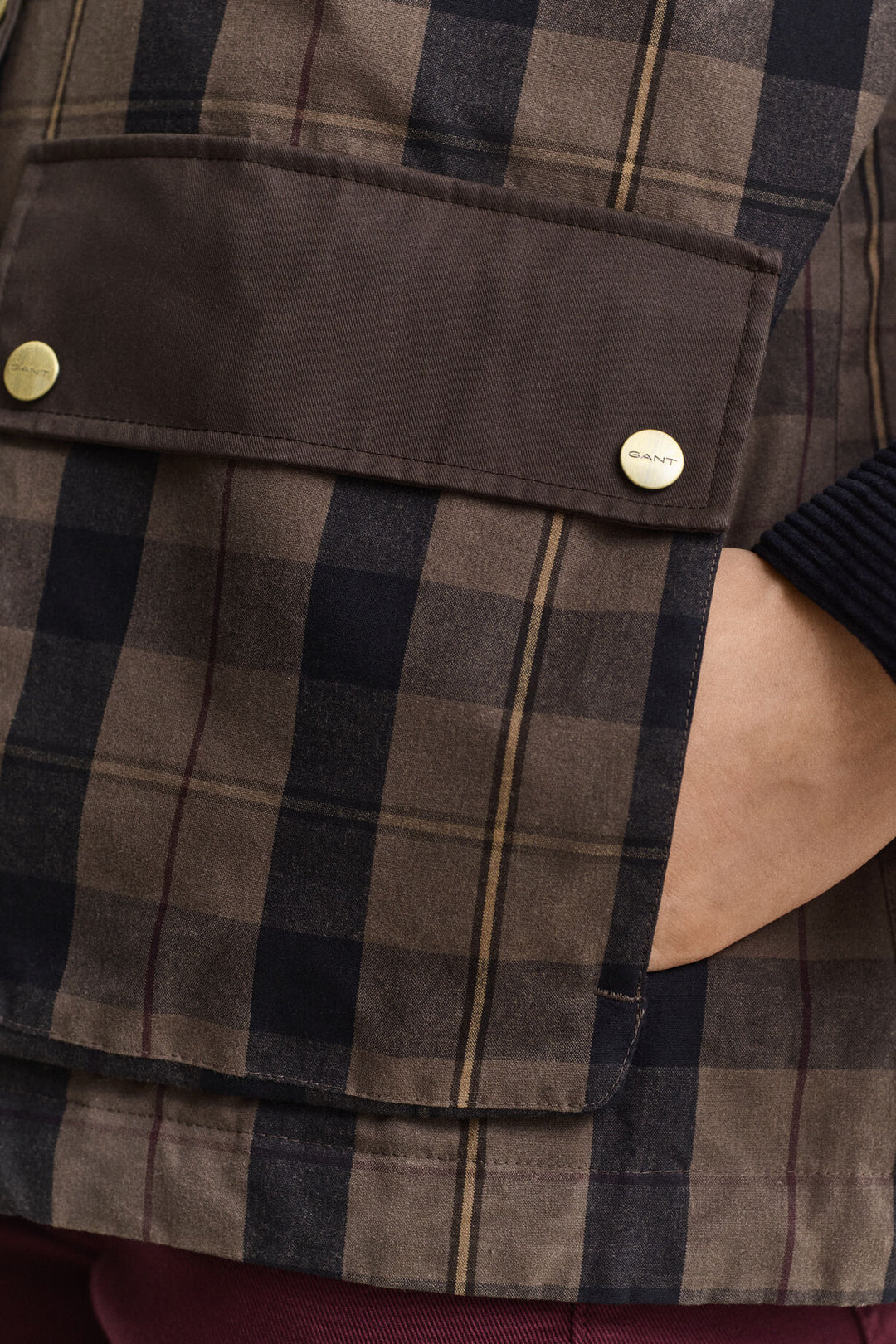 GANT Checked Waxed Jacket/Jakna 4700423