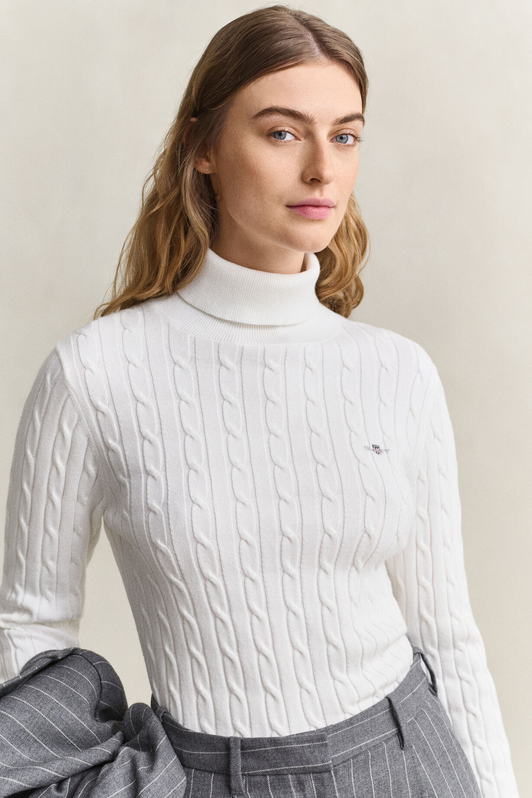 GANT Stretch Cotton Cable Turtleneck/Pulover 4800102