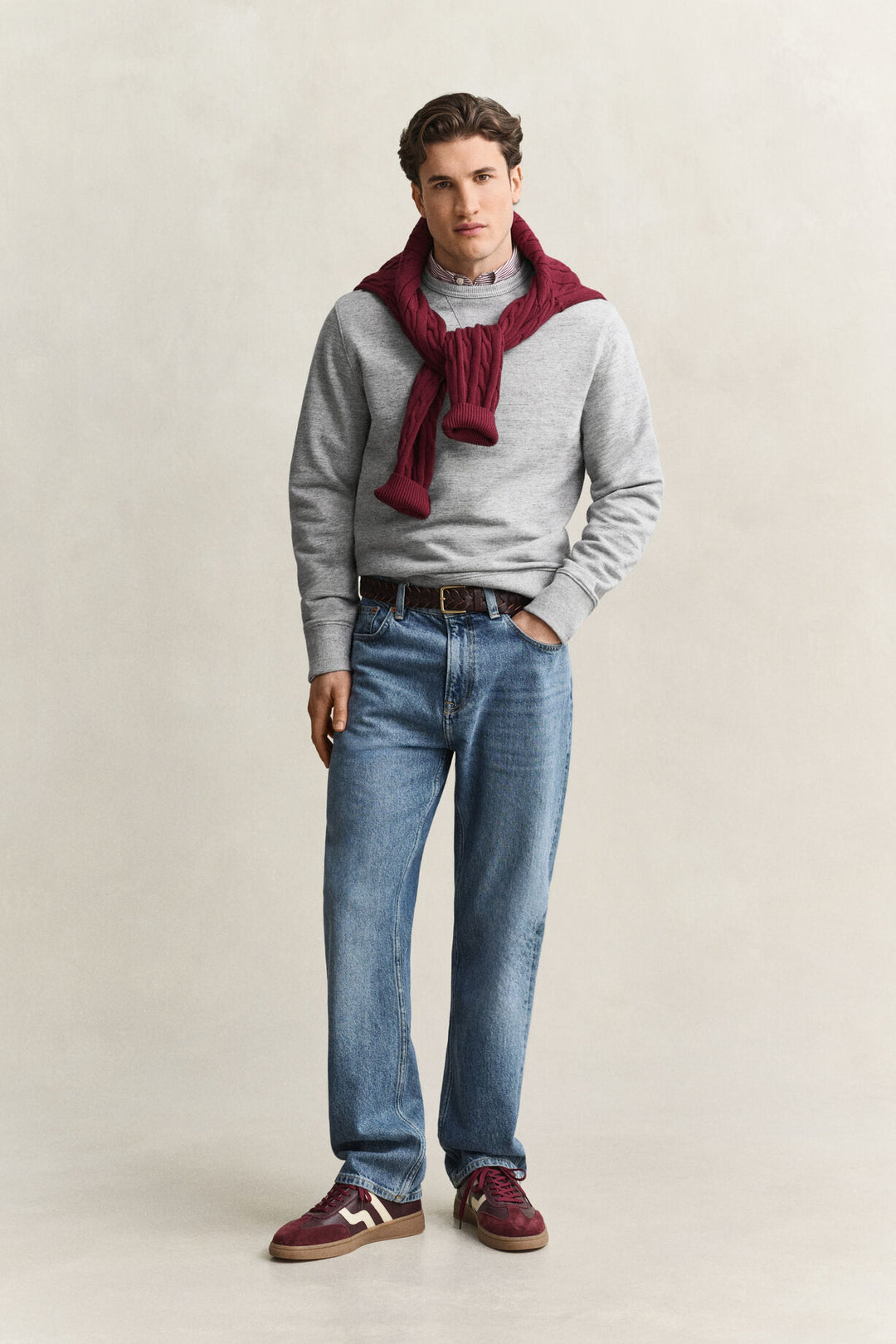 GANT Heather C-Neck Sweat/Pulover 2067151
