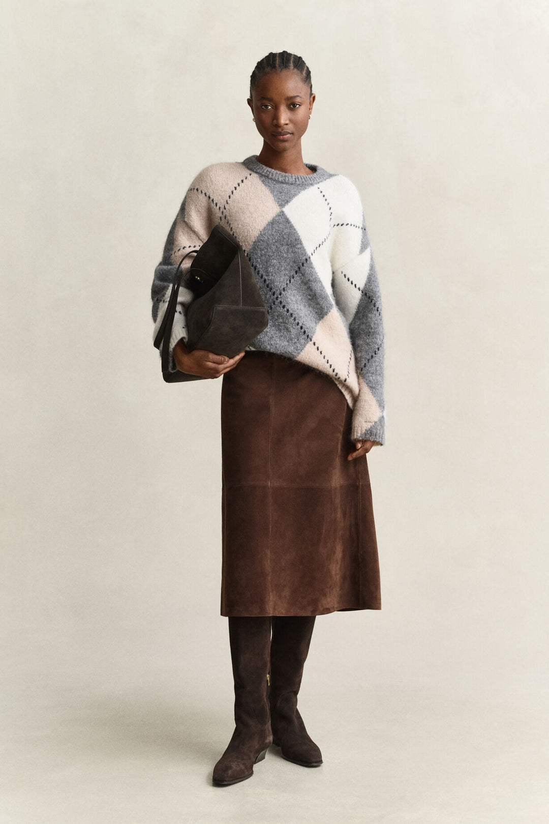 GANT Alpaca Wool Blend Argyle Sweater/Pulover 4802428