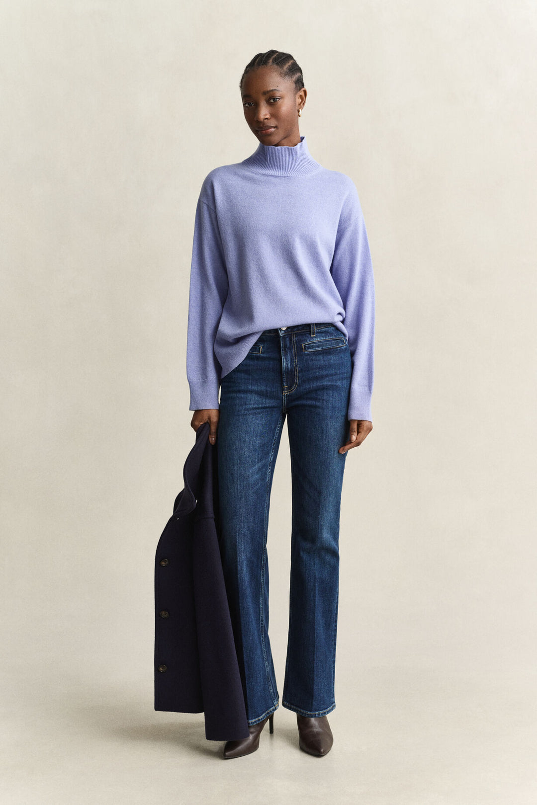 GANT Superfine Lambswool Mock Neck Sweater/Pulover 4802422