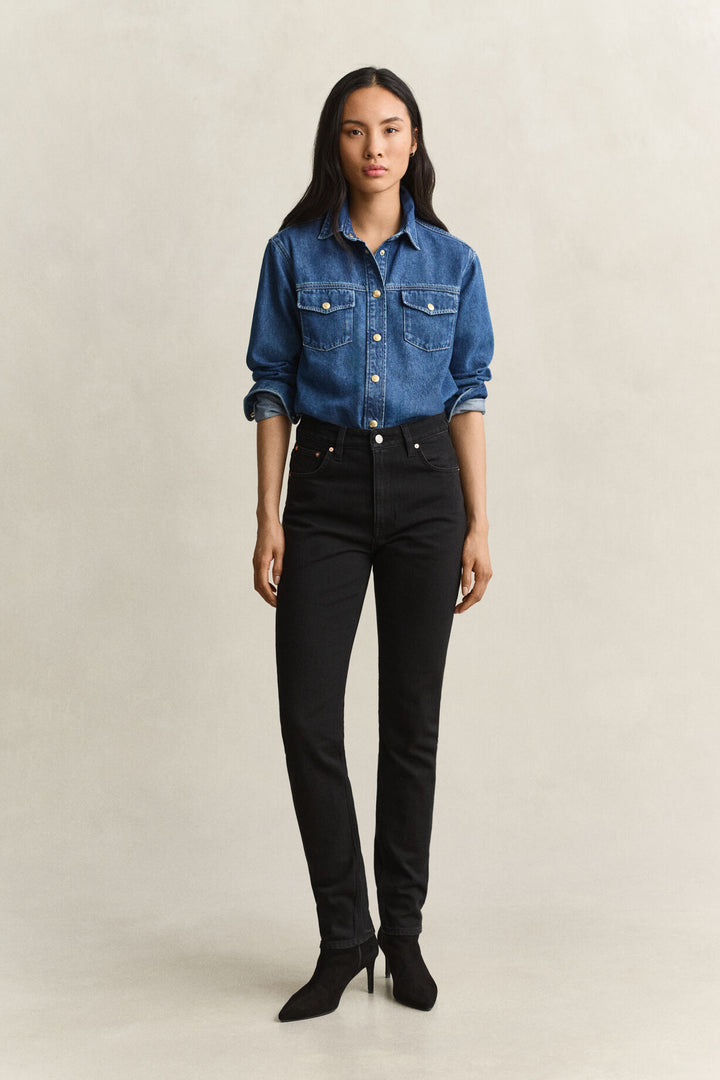 GANT Slim High-Waisted Jeans/Traperice 4100324